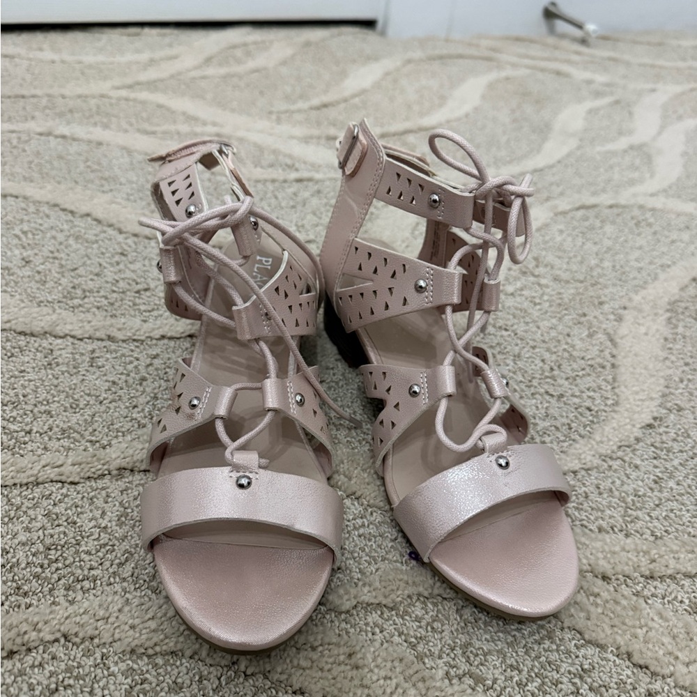 Elegant Pink Strappy Sandals